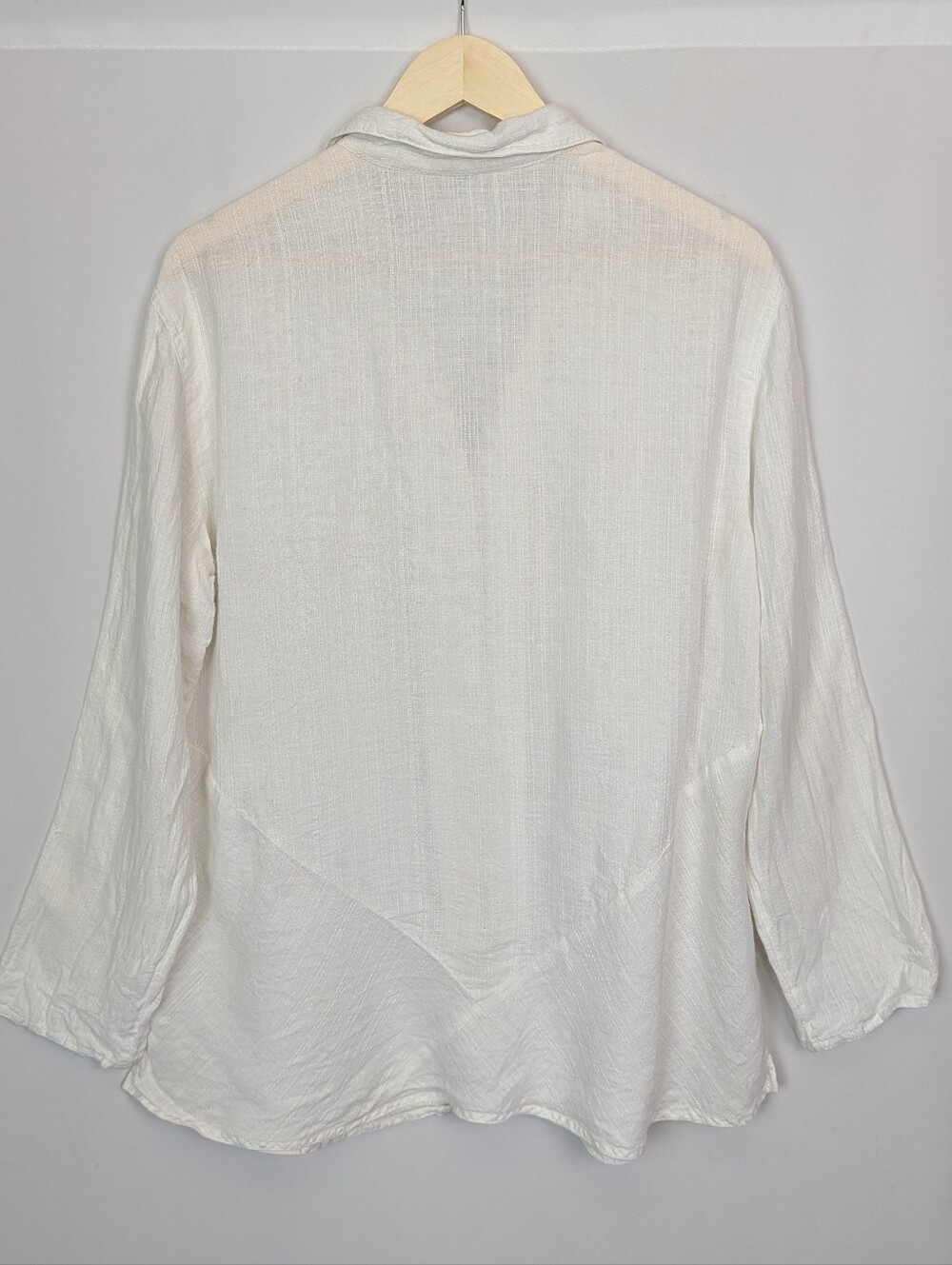 J. Jill 100% Linen Button Front Shirt Top - Picture 2 of 12